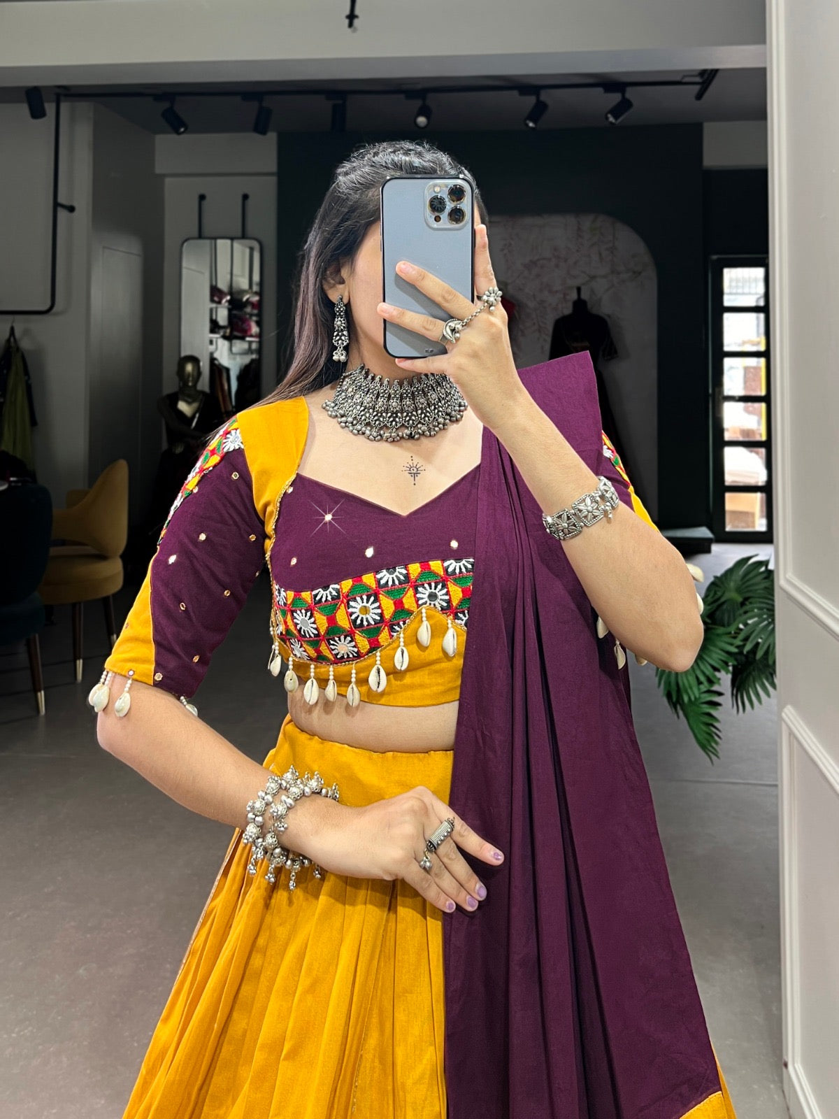 Pure Cotton Navratri Lehenga Choli